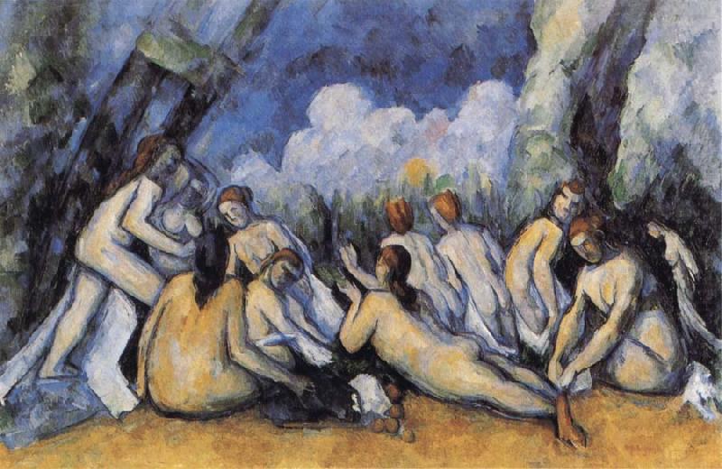Les grandes Baigneuses, Paul Cezanne